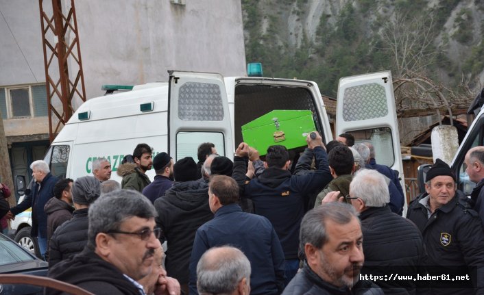 Trabzon'da vefat eden genç işçi son yolculuğuna uğurlandı
