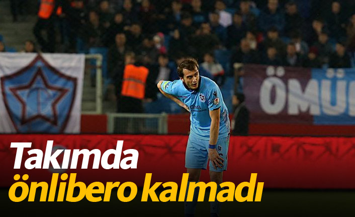 Trabzonspor'da önlibero kalmadı