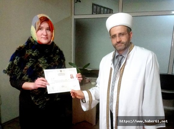 Rus Elena artık Müslüman Aleyna!