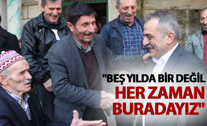 İbrahim Sağıroğlu Yomra’da dört mahallede seçmenle buluştu