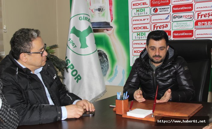 Giresunspor'un yeni teknik direktörü belli oldu