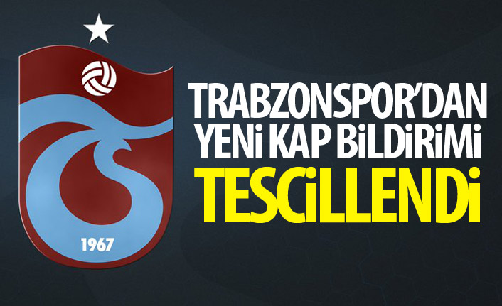 Trabzonspor'dan Kap Bildirimi! Genel Kurul kararları tescil edildi!