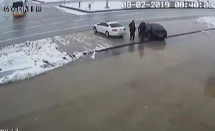 İki otobüs böyle çarpıştı