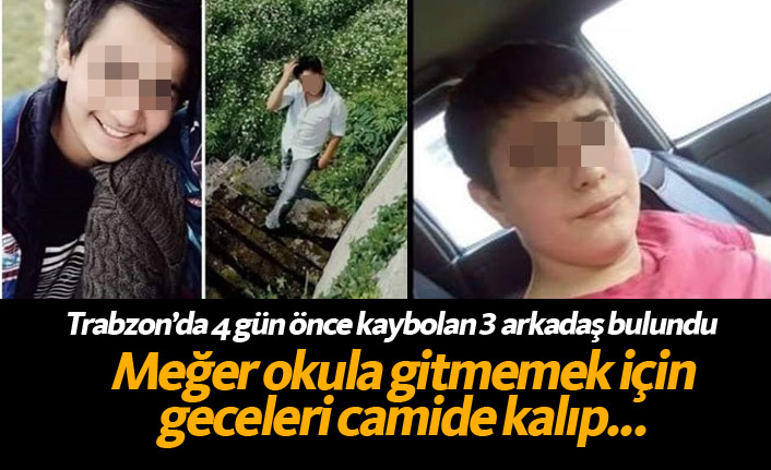 Of'ta 4 gün önce kayboldular Beşikdüzü'nde ortaya çıktılar