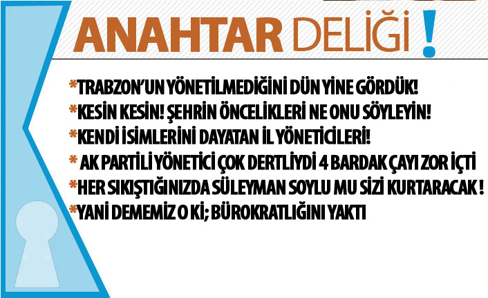 Anahtar Deliği : Yenicuma’daki Yıkım Tepkilere Neden Oldu: “Trabzon Yönetilemiyor” İddiası