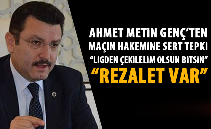 Ahmet Metin Genç: Futbolun katili emek hırsızı Demirören'dir