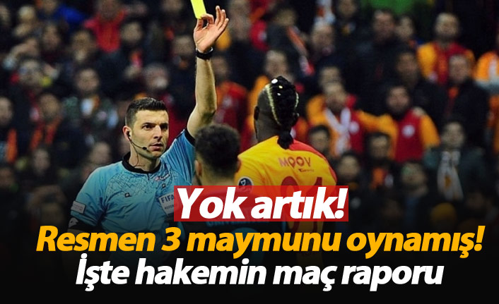 Ümit Öztürk'ün maç raporu ortaya çıktı!