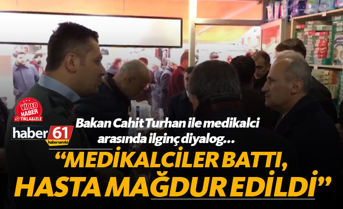 Bakan Cahit Turhan ile medikalci arasında ilginç diyalog...