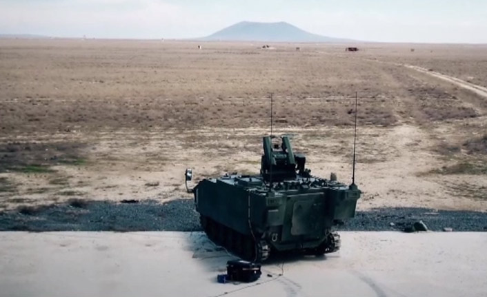 Tank avcısı milli füzeyle vurdu