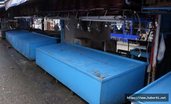 Trabzon'da balık tezgahları boş kaldı 