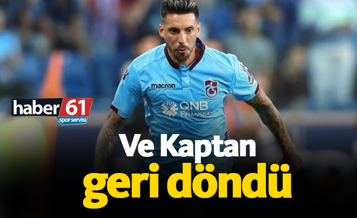 Trabzonspor’da Sosa yeniden 11’de