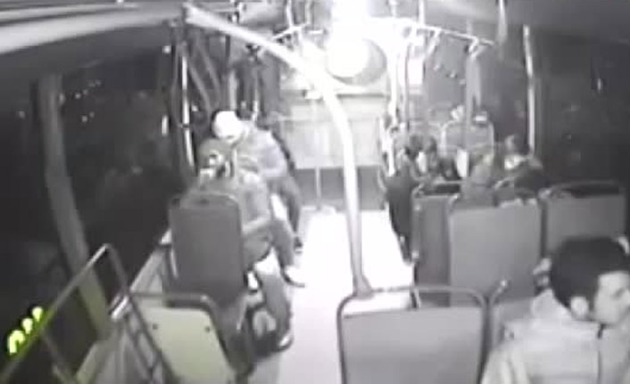 Otobüste tacize vatandaştan dayak