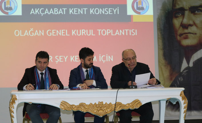 Akçaabat'ta Kent Konseyi genel kurul toplantısı yapıldı