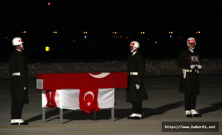 Afrin şehidi memleketine geldi