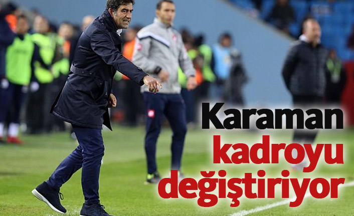 Trabzonspor'da kadro planı değişiyor