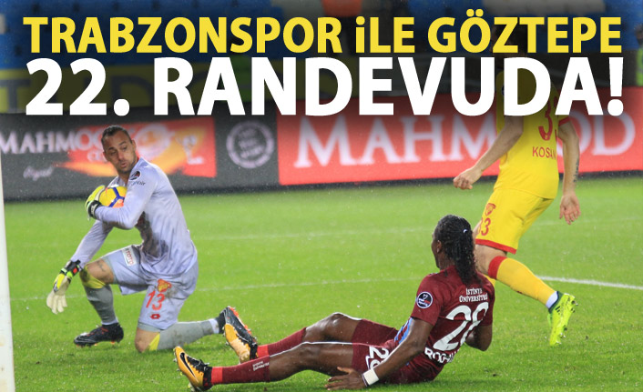 Trabzonspor ile Göztepe 22. randevuda