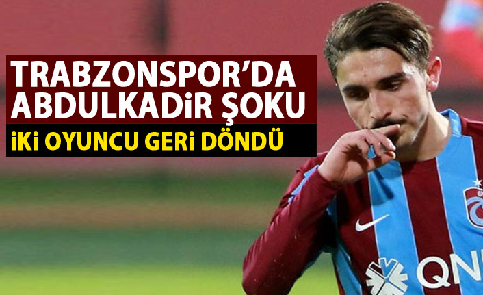 Trabzonspor'da Abdulkadir Ömür şoku