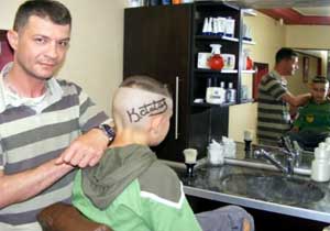 " Atatürk imzalı" saç tıraşı