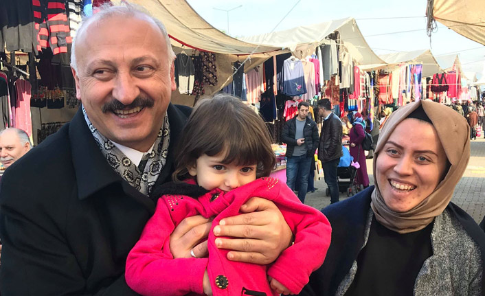 Başkan Çebi ”Biz ilçemizin taşına, toprağına, her köşesine, en önemlisi insanına sevdalıyız”