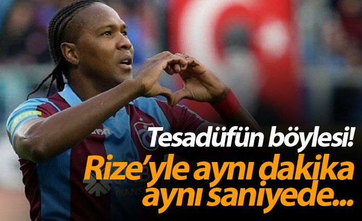 Trabzonspor ve Rizespor aynı saniyede gol attı!