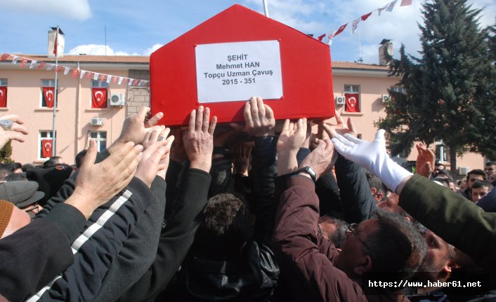 Şehit Uzman Çavuş son yolculuğuna uğurlandı 