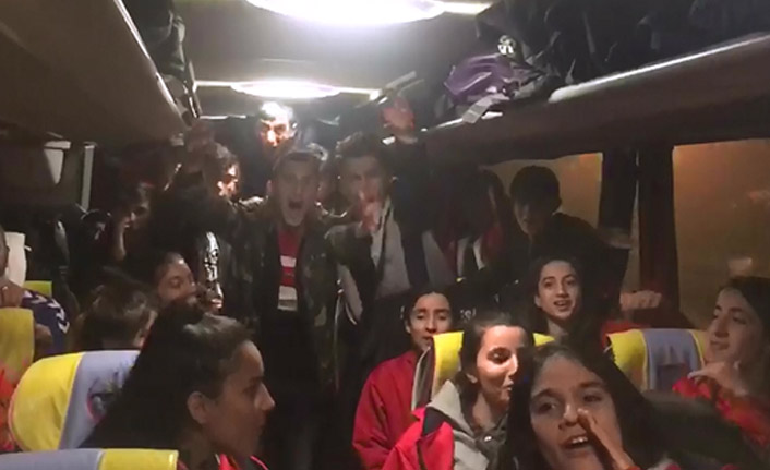 Siirtli Kızlardan Trabzonspor sloganı