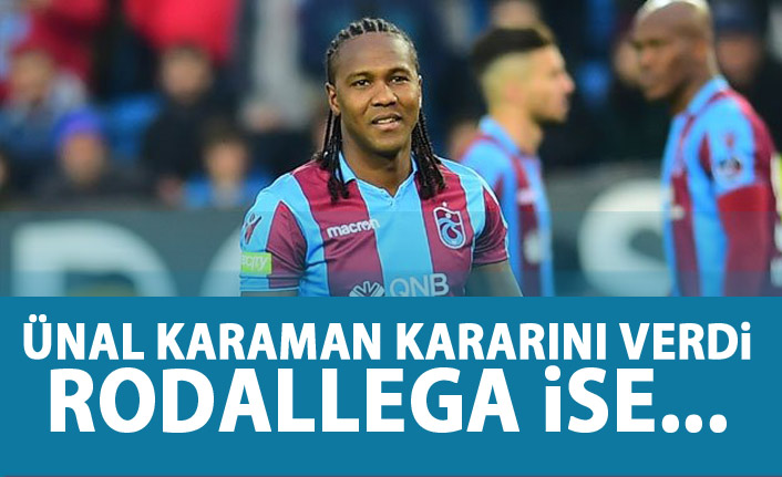 Ünal Karaman Rodallega hakkında raporunu verdi