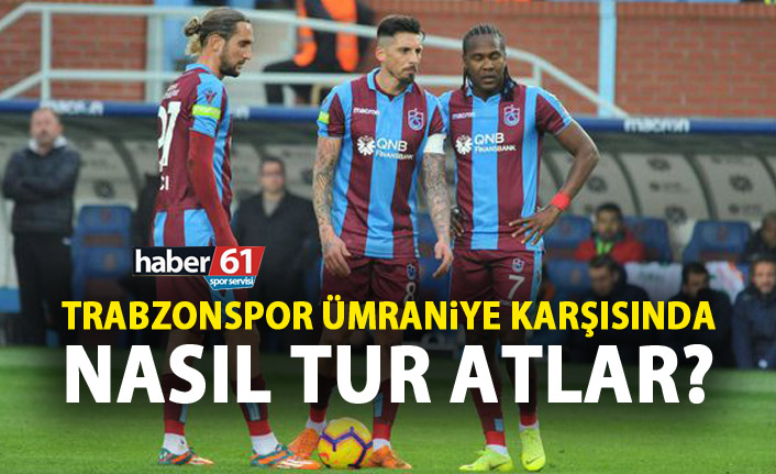 Trabzonspor Ümraniyespor karşısında nasıl tur atlar?