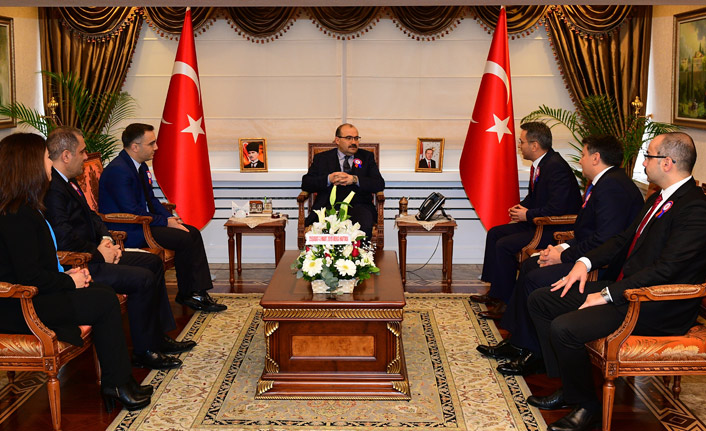 Vergi Dairesi Başkanı Akçay’dan Vali Ustaoğlu’na ziyaret