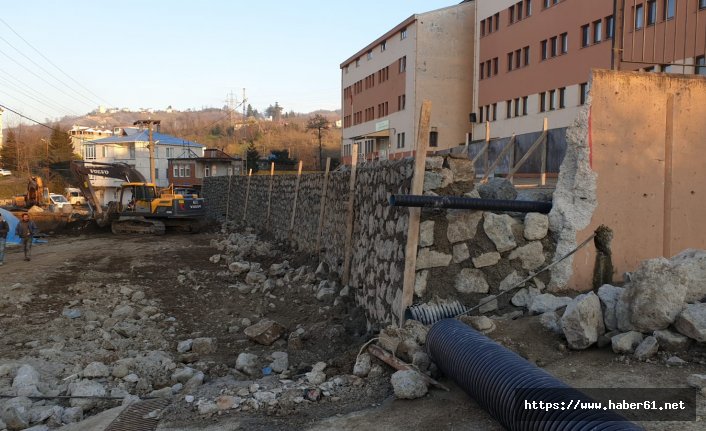 Vakfıkebir’de imar yolu yapılıyor