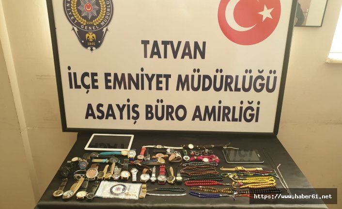 10 farklı evde hırsızlık yapan şahıslar yakalandı