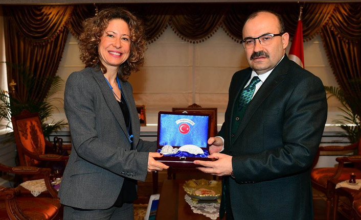 Yunan Başkonsolosundan Vali'ye ziyaret