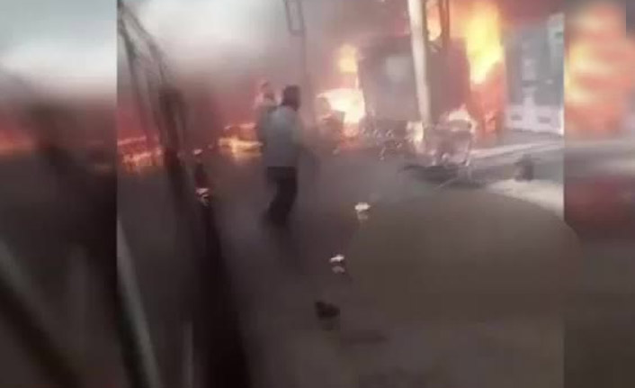 Tren istasyonunda yangın faciası: 20 ölü