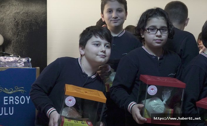 Trabzon'da Öğrencilere akvaryum ve balık dağıtıldı!