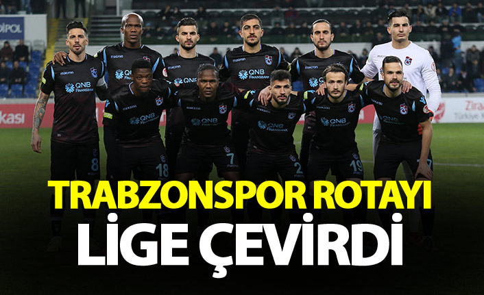 Trabzonspor rotayı lige çevirdi