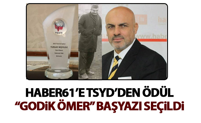 Haber61’e TSYD’den ödül