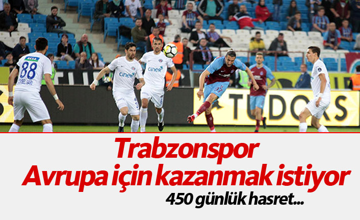 Trabzonspor Avrupa için kazanmak istiyor