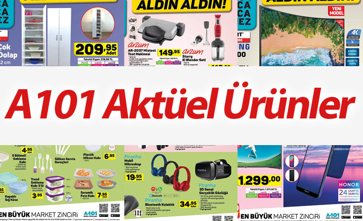 A101 Aktüel Ürünlerinde neler var? A101 7 Mart kampanyaları