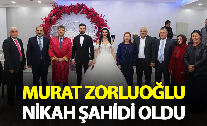 Murat Zorluoğlu Nikah şahitliği yaptı