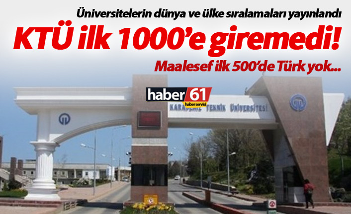 KTÜ ilk 1000'e giremedi! 04.03.2019