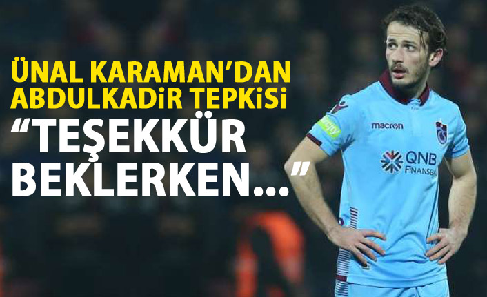 Ünal Karaman: “Abdulkadir Parmak’ı oyundan çıkardığım için eleştiriyorsanız doğrudur”