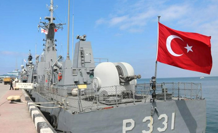 TCG Kalkan Hücumbotu Trabzon'da