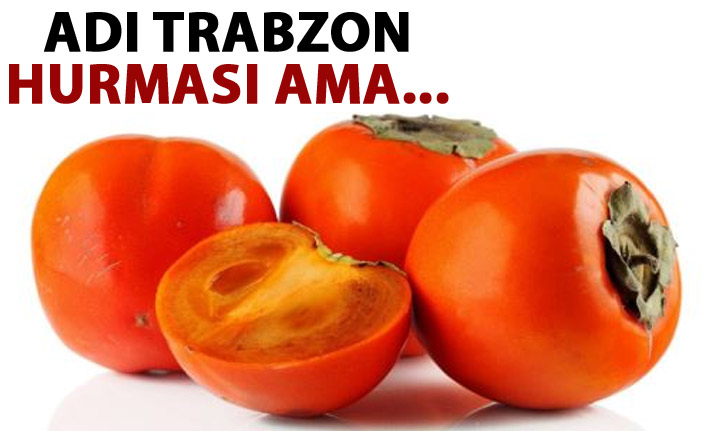 Adı Trabzon Hurması ama...
