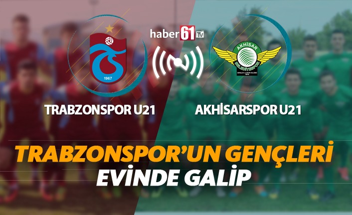 Trabzonspor'un gençleri galip!