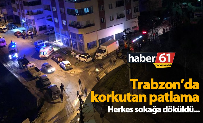 Trabzon Yomra’da Apartmanda Kalorifer Kazanı Patladı: Büyük Panik Yaşandı 09.03.2019