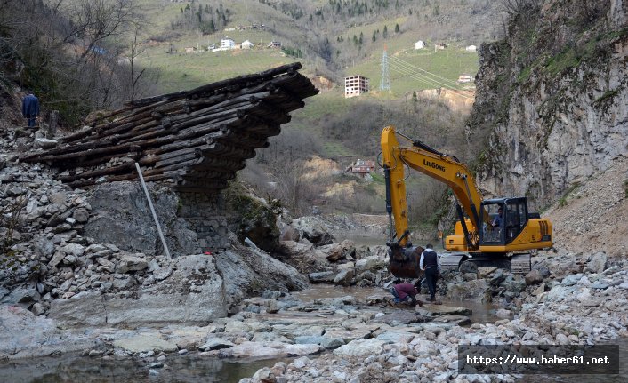 Asırlık asma köprü restore ediliyor