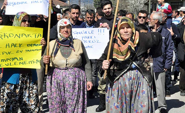 Rafting merkezinde eylem