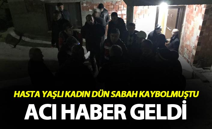 Of'ta kaybolan alzaymır hastası kadından acı haber