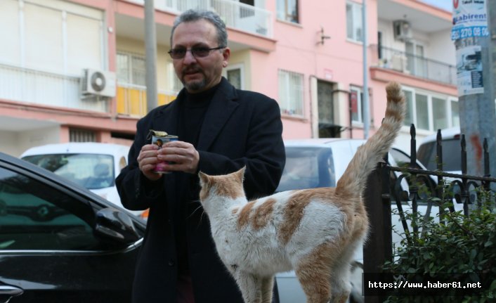 Sigarayı bıraktı parasıyla hayvanları besliyor