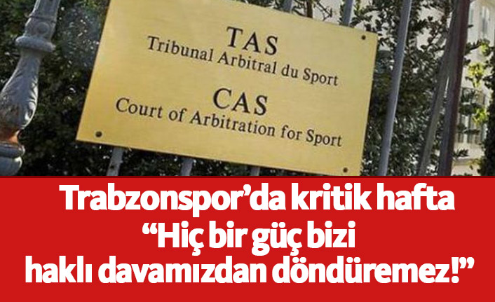 Trabzonspor'da kritik hafta!
